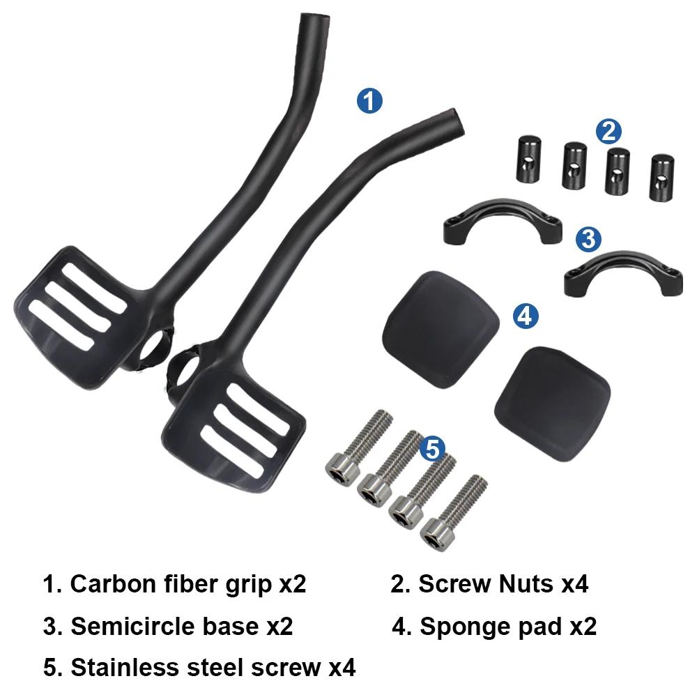 Poignées de triathlon en carbone, extension de triathlon pour vélo, guidon TT Aerobar, RXL SL, 31,8 