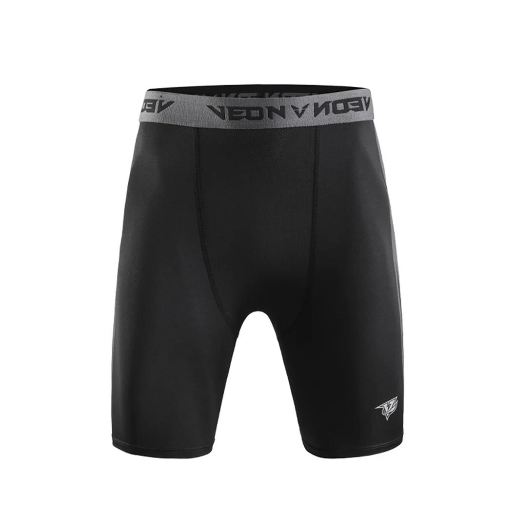 Shorts de compression hommes noir Spandex pour running et entraînement - Baselayer performance