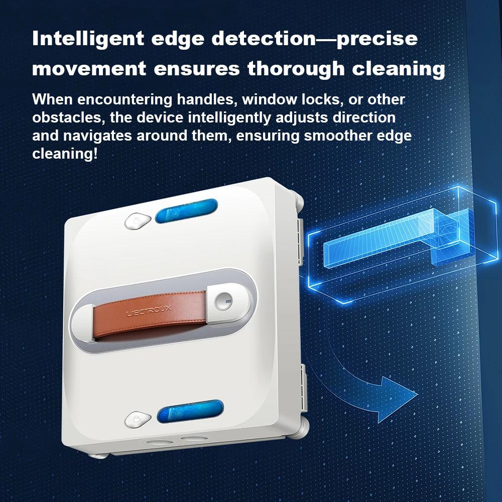Robot lave-vitres Liectroux S11,pulvérisation d'eau à 4 directions,nettoyeur pour vitres,sols,murs e