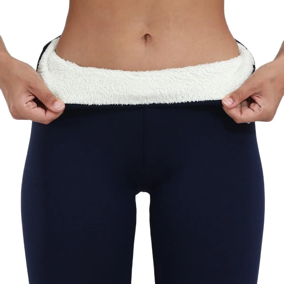 CHRLEISURE épaissir pantalons de Yoga pour femmes hiver chaud Sport Leggings taille haute thermique 