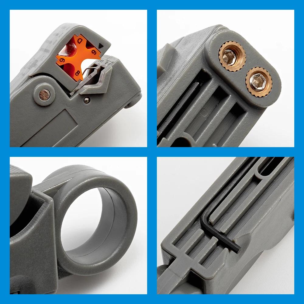 Pince à dénuder, outils de câbles métalliques de décantation, dénudeur, clé hexagonale en acier inox