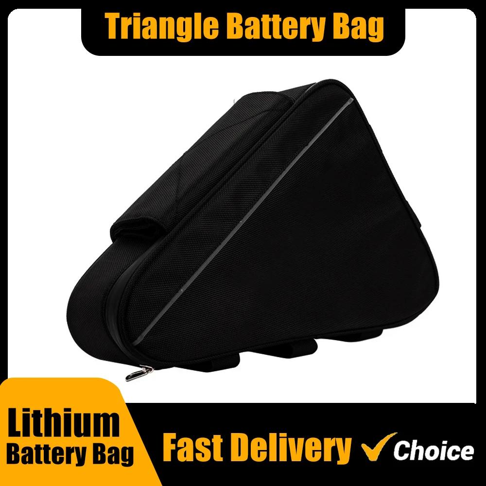 36V 48V 60V 72V E-BIKE vélo électrique Triangle batterie sac noir cadre de vélo Triangle sacs charge