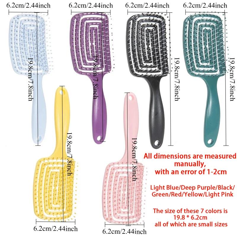 WANMEI peigne de Massage de cheveux démêlant volumateur peigne de Massage de cheveux avec outils de