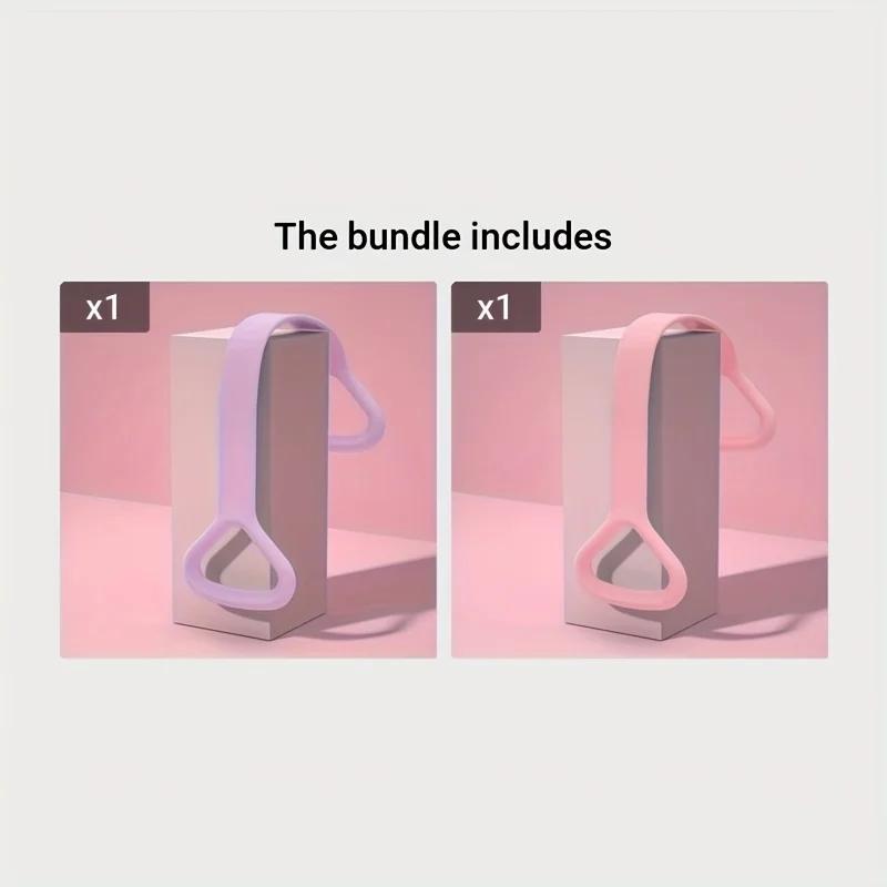 Bande de résistance de yoga en silicone - corde d'étirement élastique de fitness, utilisée pour les 