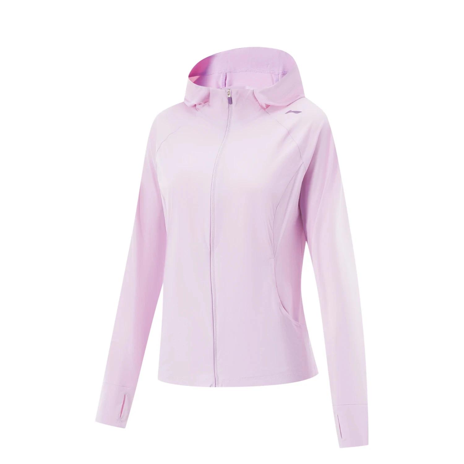 Coupe-vent Li-Ning fitness femme polyamide élasthanne doublure respirante manteau sport AFDV286