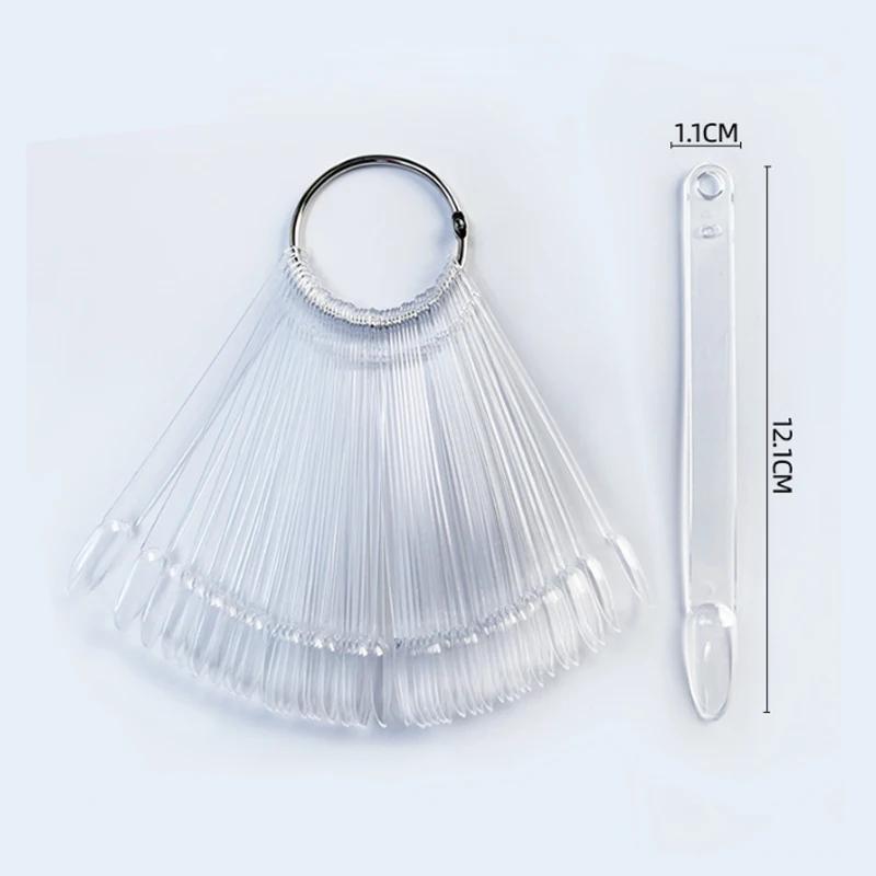 Produits pour ongles 50 couleurs carte en éventail pour vernis à ongles carte de vernis à ongles pra