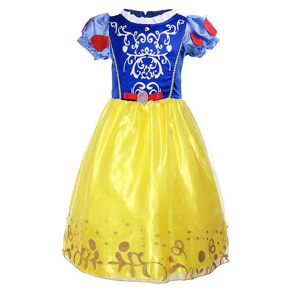 Robe de princesse Jasmine pour filles, ensemble de vêtements pour enfants, anniversaire, luxe, Hallo
