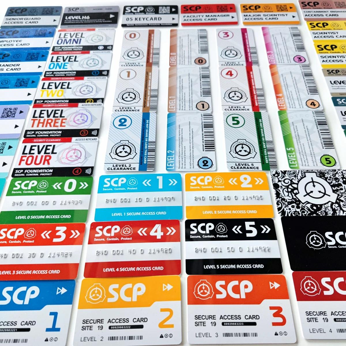 Patchs de carte rigide SCP en PVC avec texte clair imprimé, carte rigide supérieure, haute quantité,