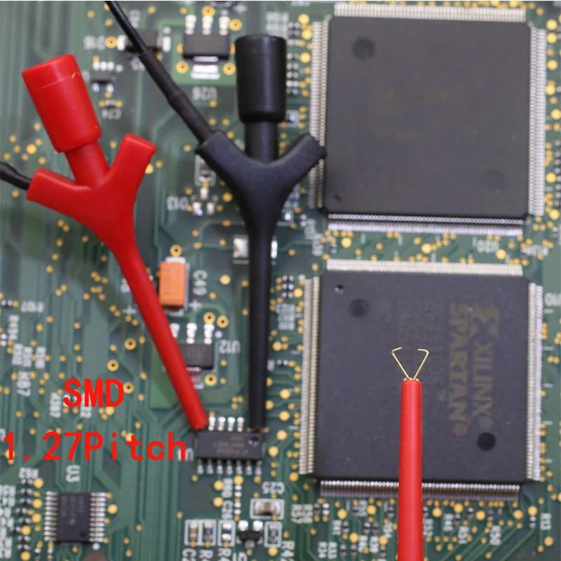 Câble de fils de Test multimètre, prise de 2mm, Clip de Test IC rapide Miniature