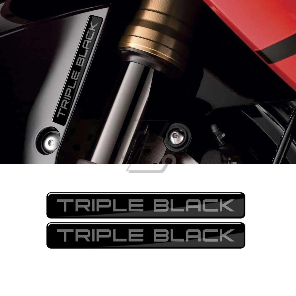 Autocollant noir triple résine 3D, décalcomanies pour BMW Hurrad F700GS F800GS Fenecute GS F850GS Ru