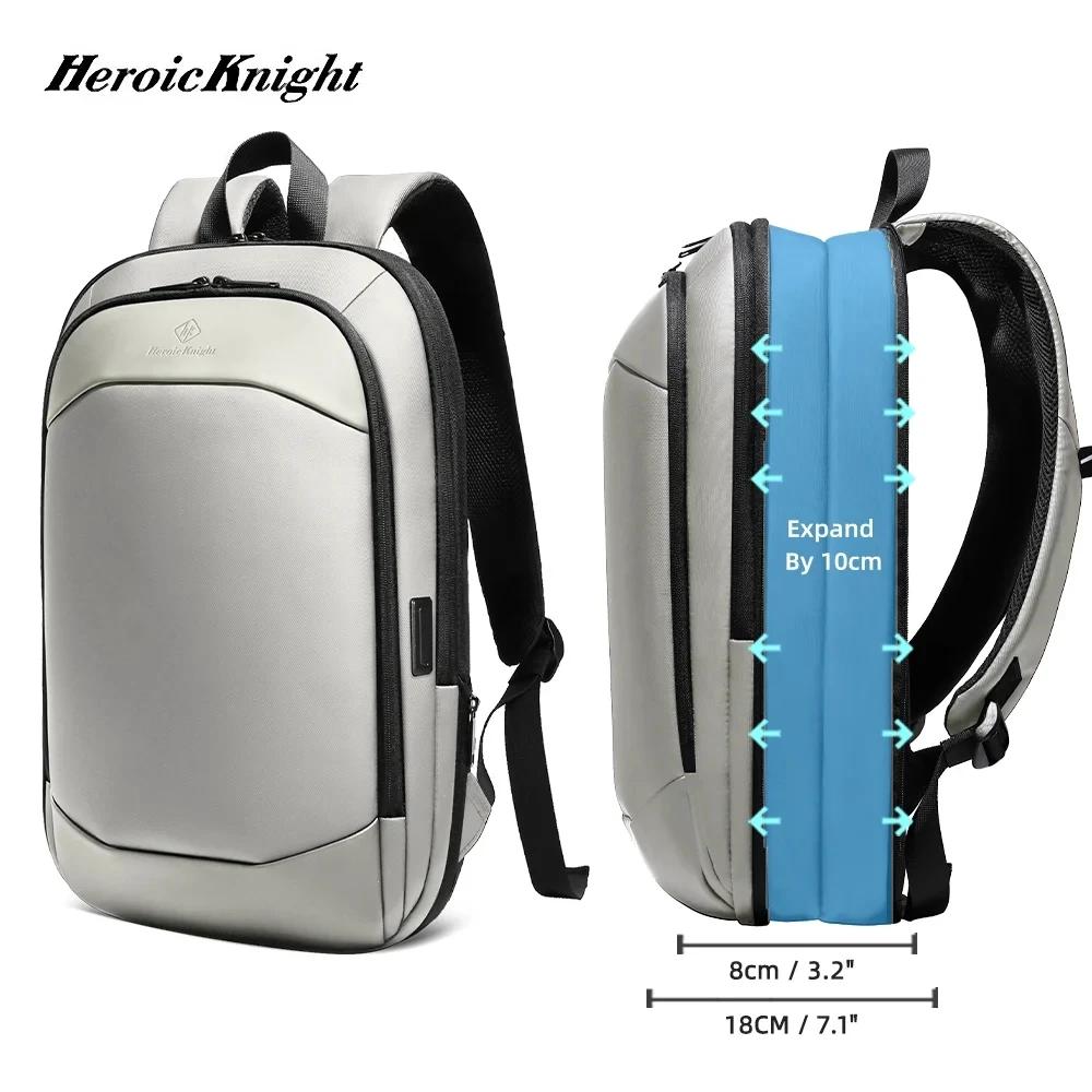 Heroic Knight sac à dos de voyage pour hommes étanche 17.3 "bagage à main sac à dos pour ordinateur 