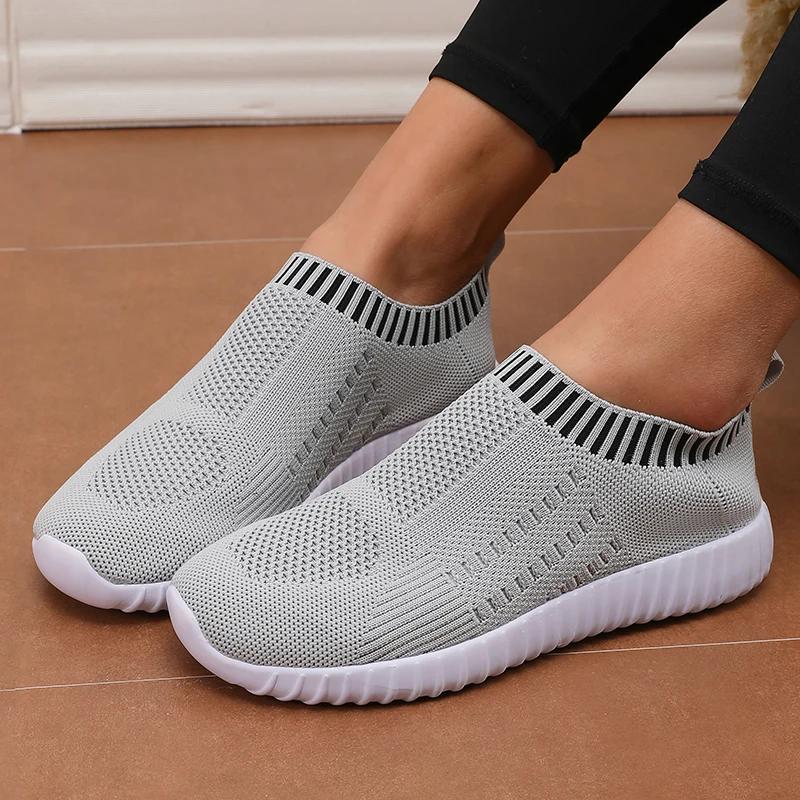 Baskets à fond plat pour femmes, chaussures de sport décontractées en plein air, simples, confortabl