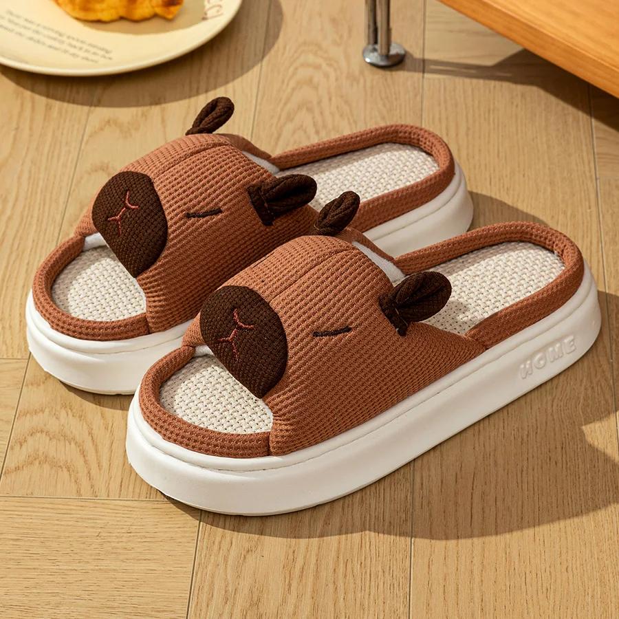 Chaussons pour enfants Capibala mignons et tendance pour le printemps et l'automne, confort intérieu