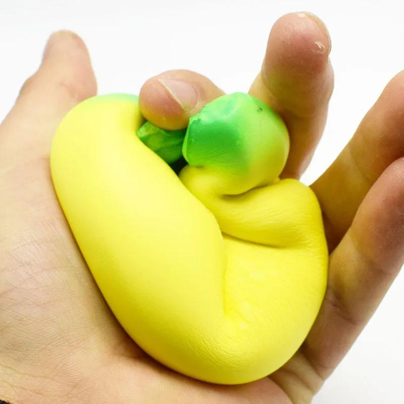 Jouets banane Squishy Anti-stress, Jumbo à montée lente, jouet à presser aux fruits, drôle, Anti-Str