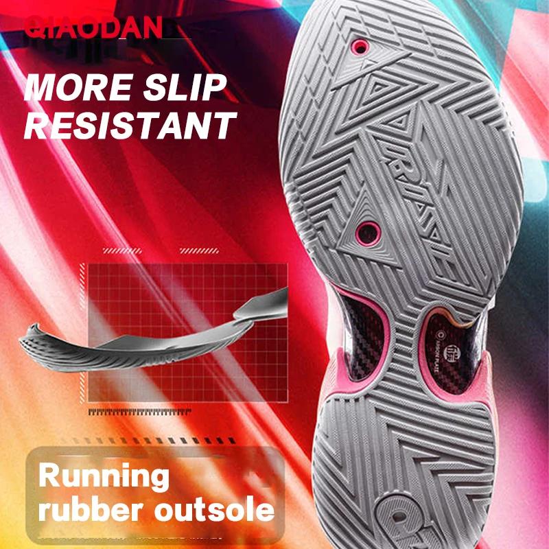 QIAODAN FE RISE chaussures de basket-ball professionnel pratique plaque de carbone hommes chaussures