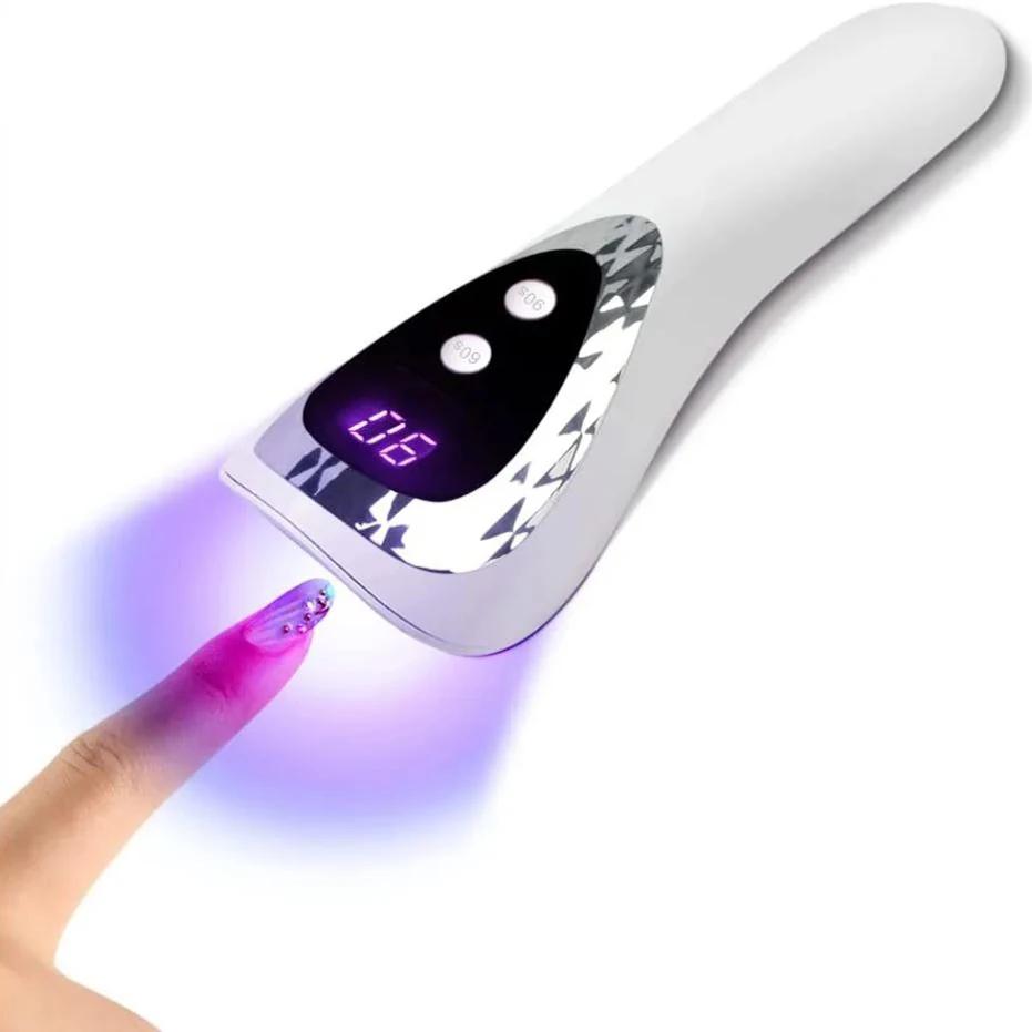 LINMANDA lampe LED UV portative pour lampe de séchage des ongles Mini lampe de manucure Rechargeable