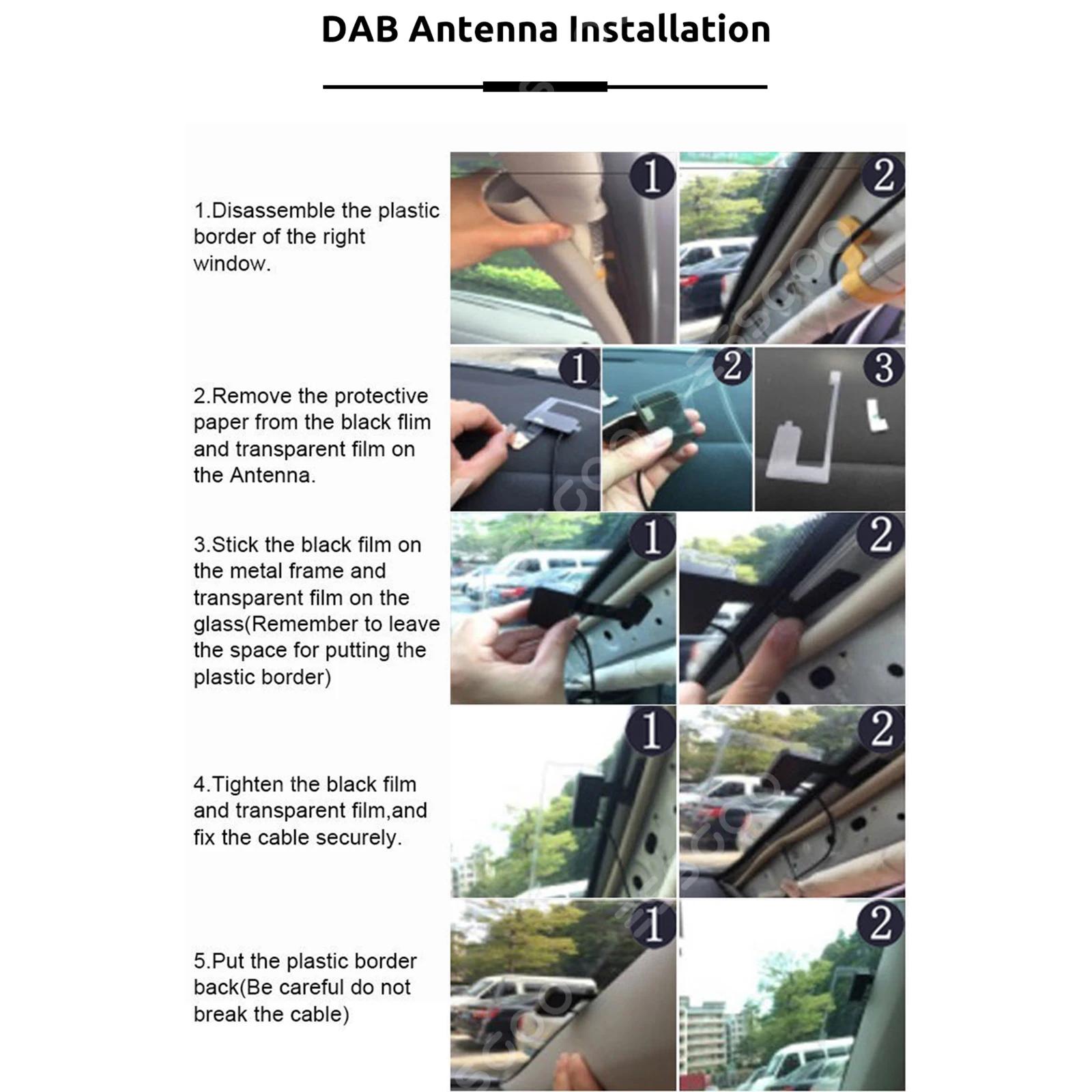 Antenne DAB USB pour autoradio Android, diffusion numérique DAB + boîtier de Radio, adaptateur récep