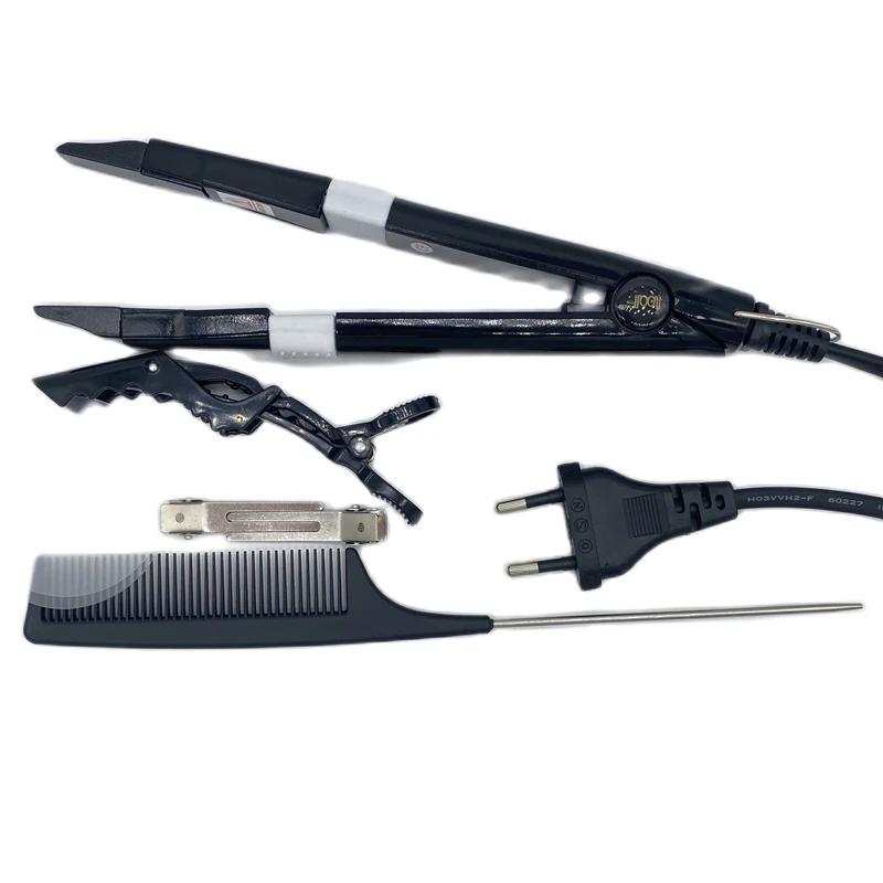 Connecteur de cheveux à chaleur 628, fer chauffant à température contrôlable, outils d'extensions de