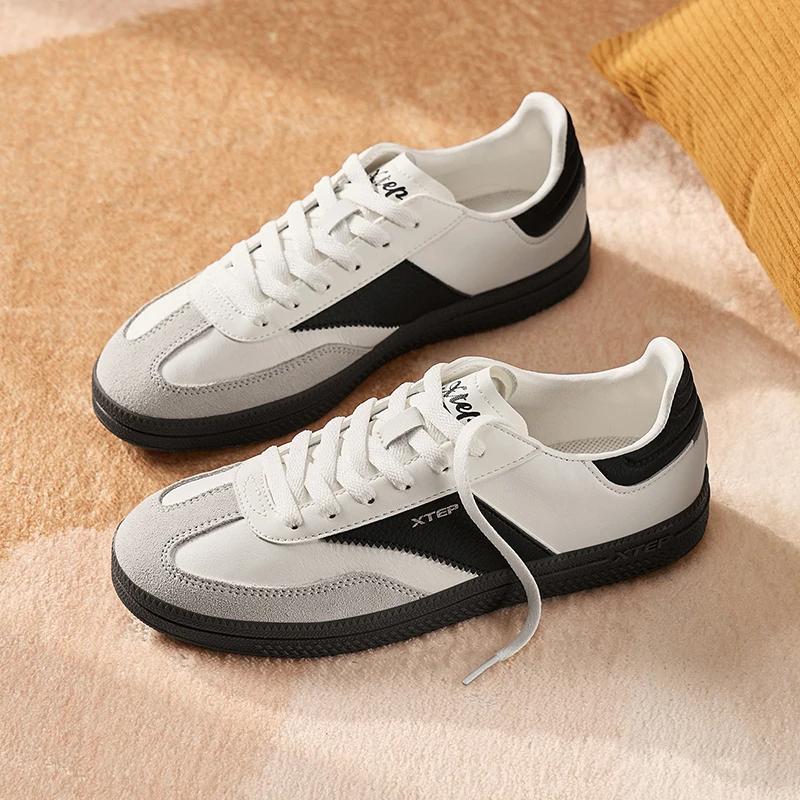 Xtep GAT-Chaussures de skateboard pour femmes, baskets souples de rue, chaussures de sport confortab