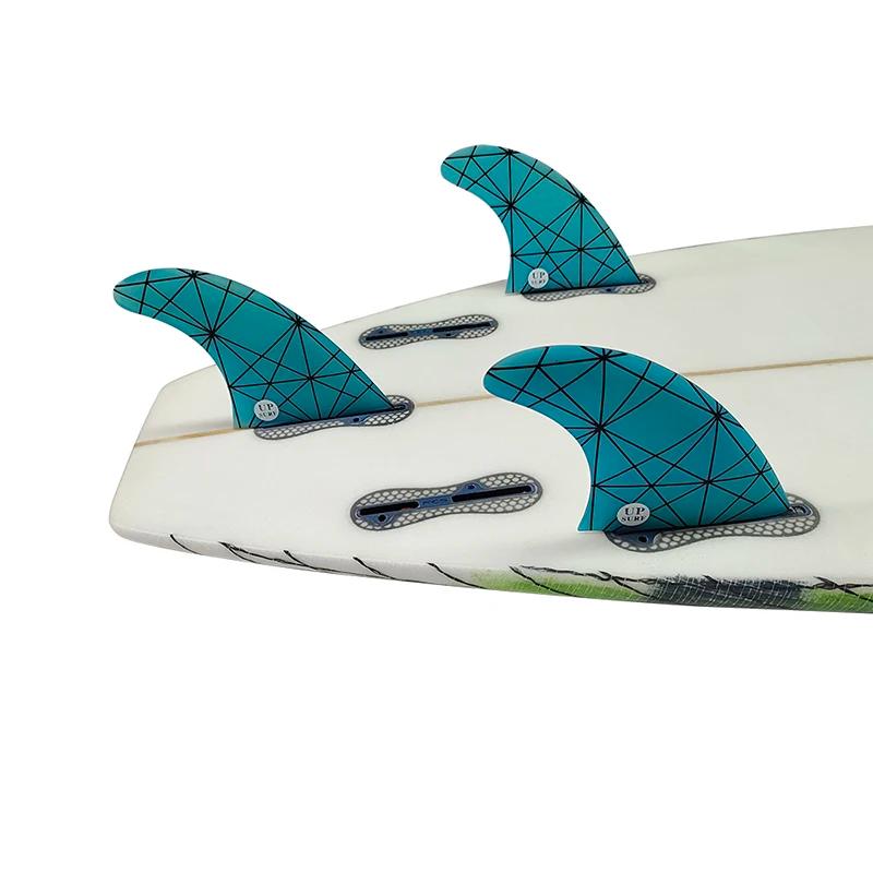 UPSURF-Palmes de Surf FCS 2, G5/G7, Bleu, Moyennes/Larges