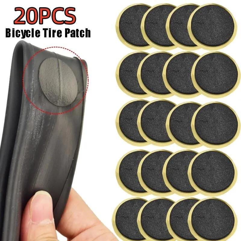 30/20/10PCS vélo sans colle pneu Patches outil réparation rapide pneu Protection Patch adhésif sécha