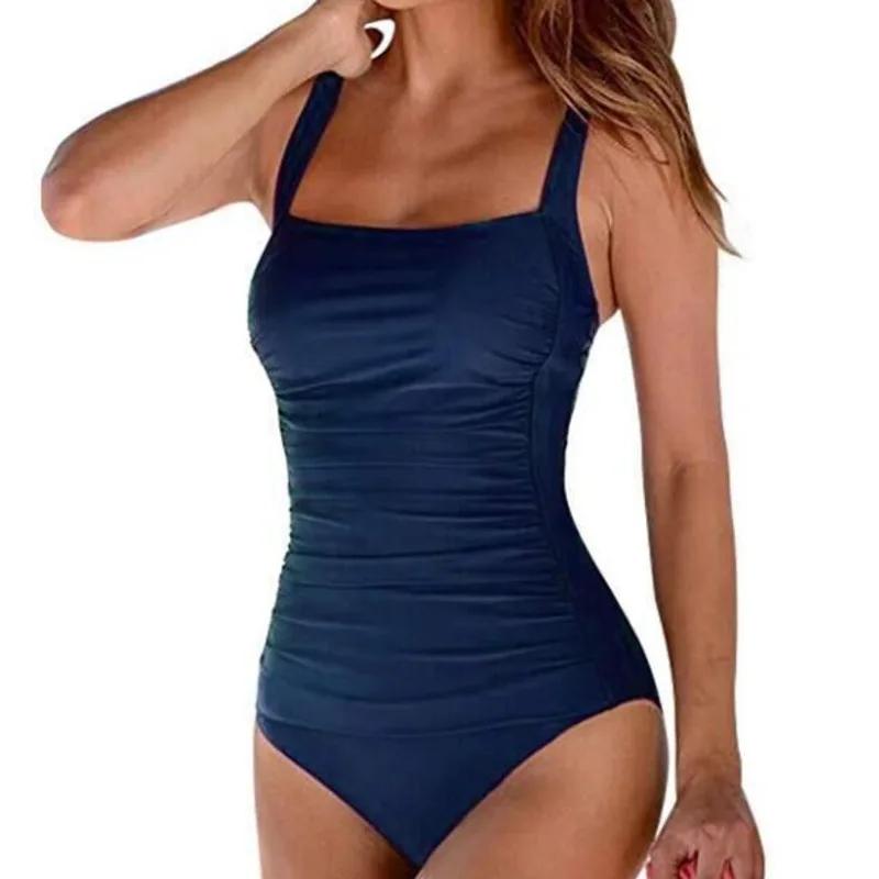 Été Sexy 2026 maillots de bain une pièce femmes fermé maillots de bain Push Up vêtements de natation
