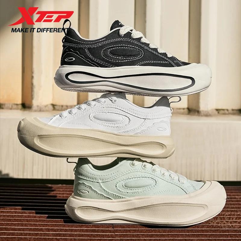Xtep Starfall-Chaussures de Skateboard Confortables et Légères pour Femme, Style ChimStreet Décontra