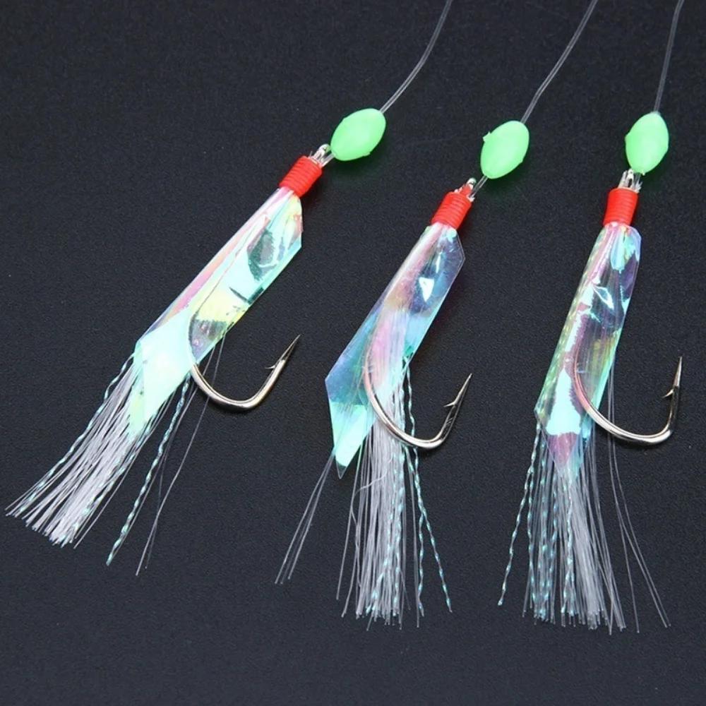 5 pièces/ensemble multicolore doux argent peau de pêche leurre ensemble Imitation poisson crevette a