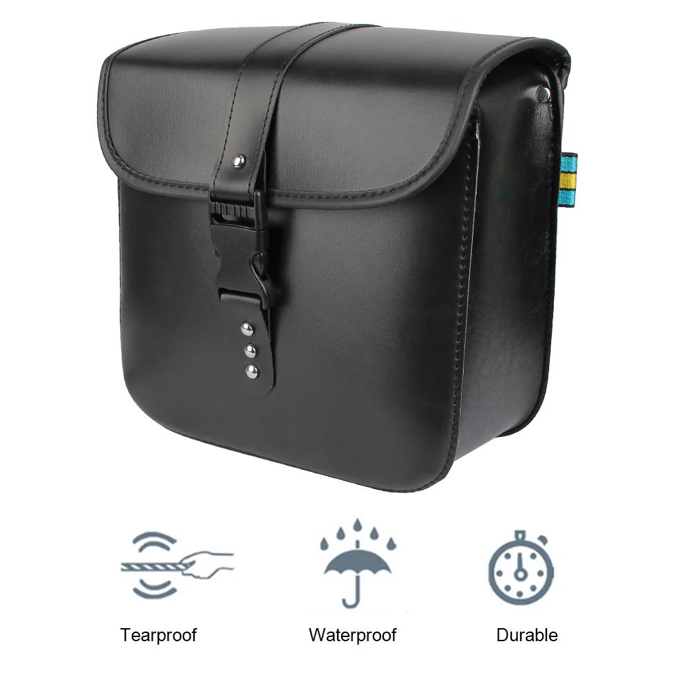Sacs de selle de moto rétro, pochette mallette de rangement, valise de réservoir de bagages latéraux