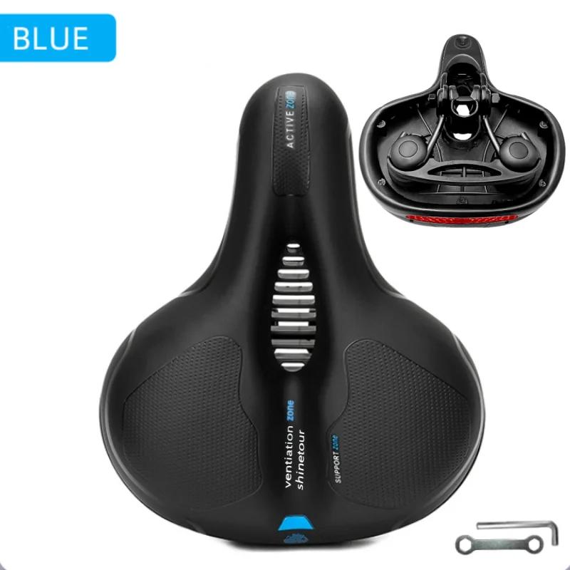Siège de vélo à double absorption des chocs pour femmes et hommes, siège de vélo de montagne confort