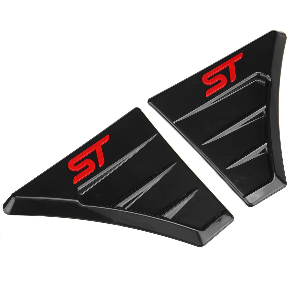 Autocollant de ventilation latérale de voiture rouge/bleu, pour Ford Focus MK2, tous les modèles, co