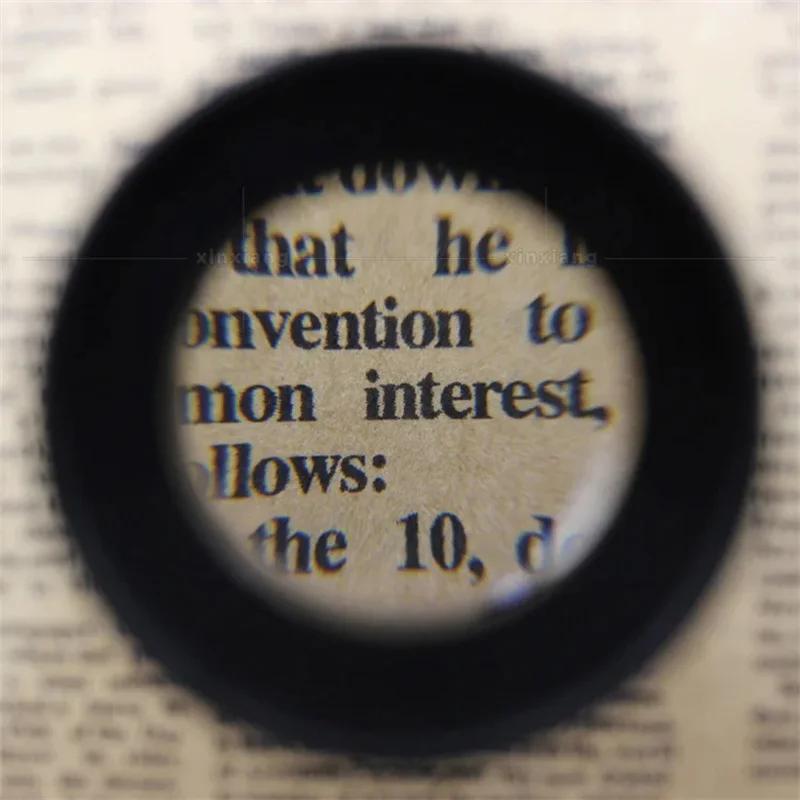 Loupe optique haute définition cylindrique 10X 30Mm, pour la lecture de livres, bijoux, Textile d'id