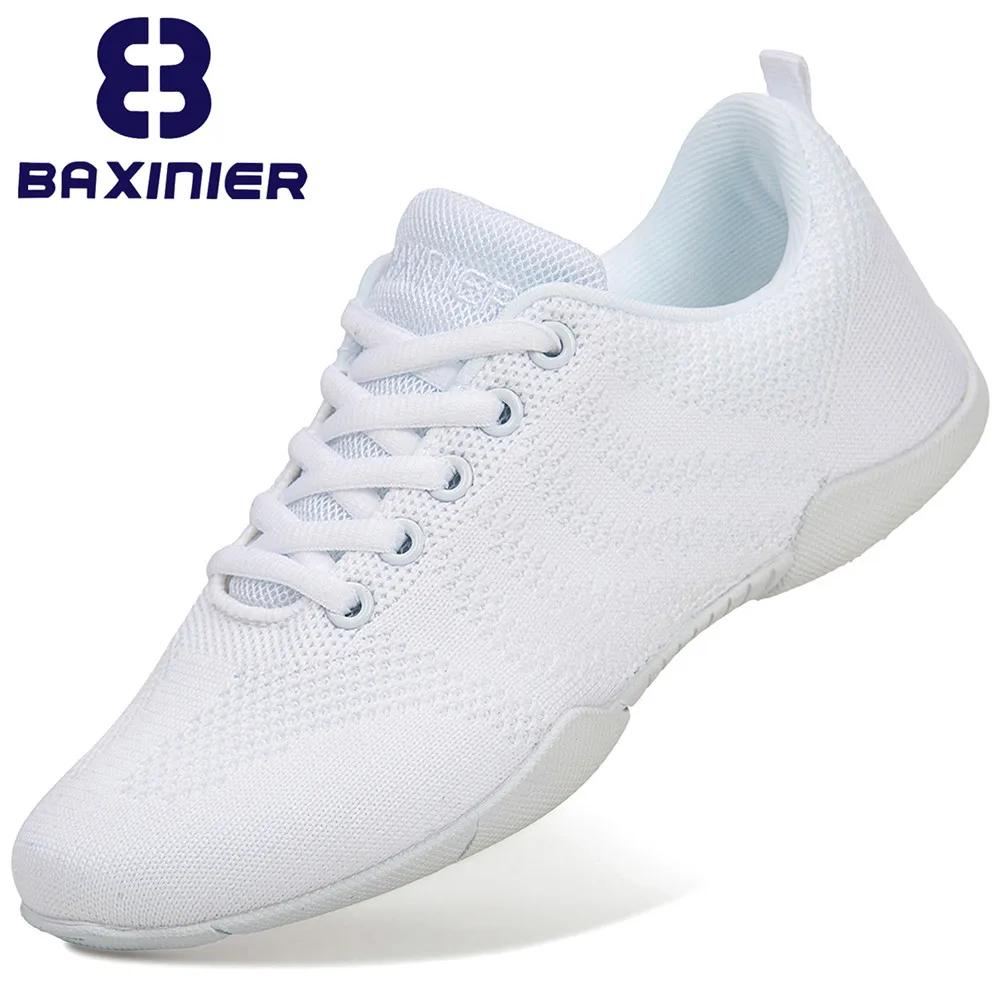 BAXINIER filles blanc Cheer danse baskets enfants léger Cheerleading formation marche Tennis femmes 