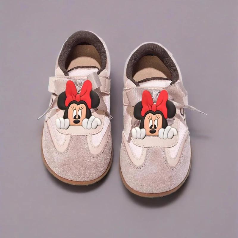 Nouveau Style filles chaussures décontractées mignon Minnie anti-dérapant enfants respirant chaussur