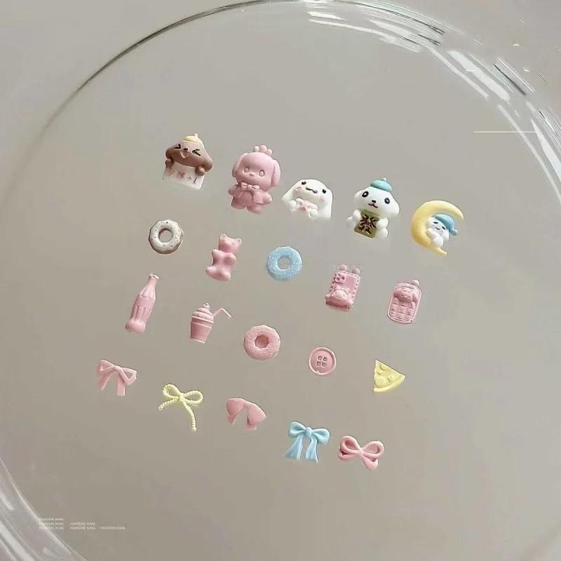 Moule 3D en Silicone pour Nail Art, dessin animé mignon Pochacco Hello Kitty, fabrication de modèles