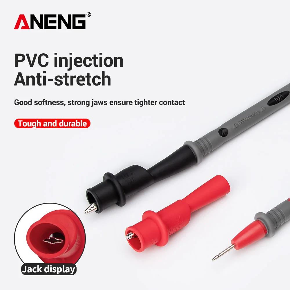 ANENG 1 paire pince de Test Crocodile pince pour multimètre testeur sonde Crocodile pince électrique