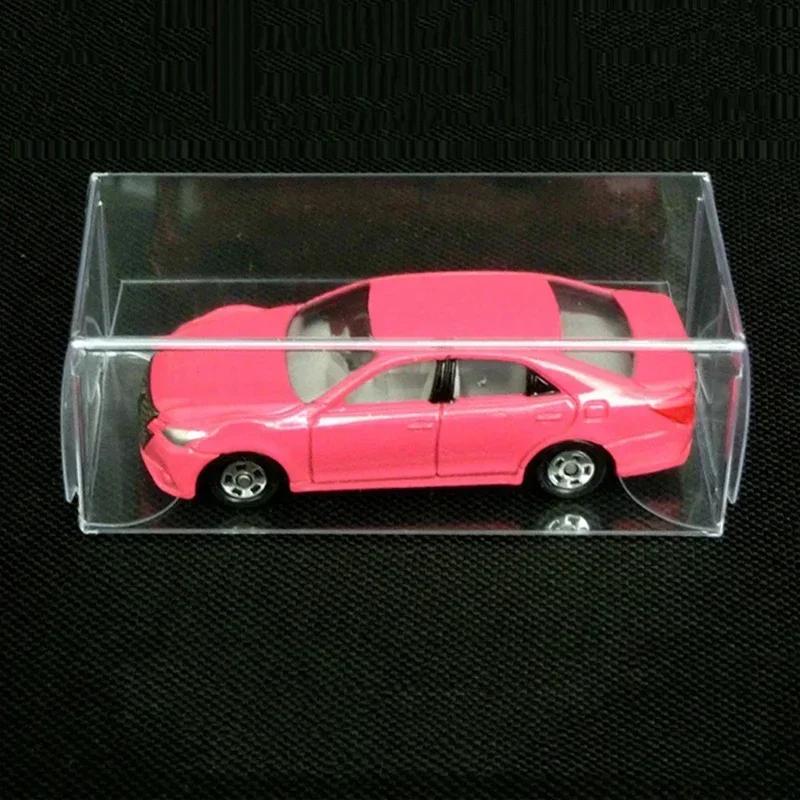Boîte d'exposition transparente en PVC pour modèle de voiture, support de rangement anti-poussière, 