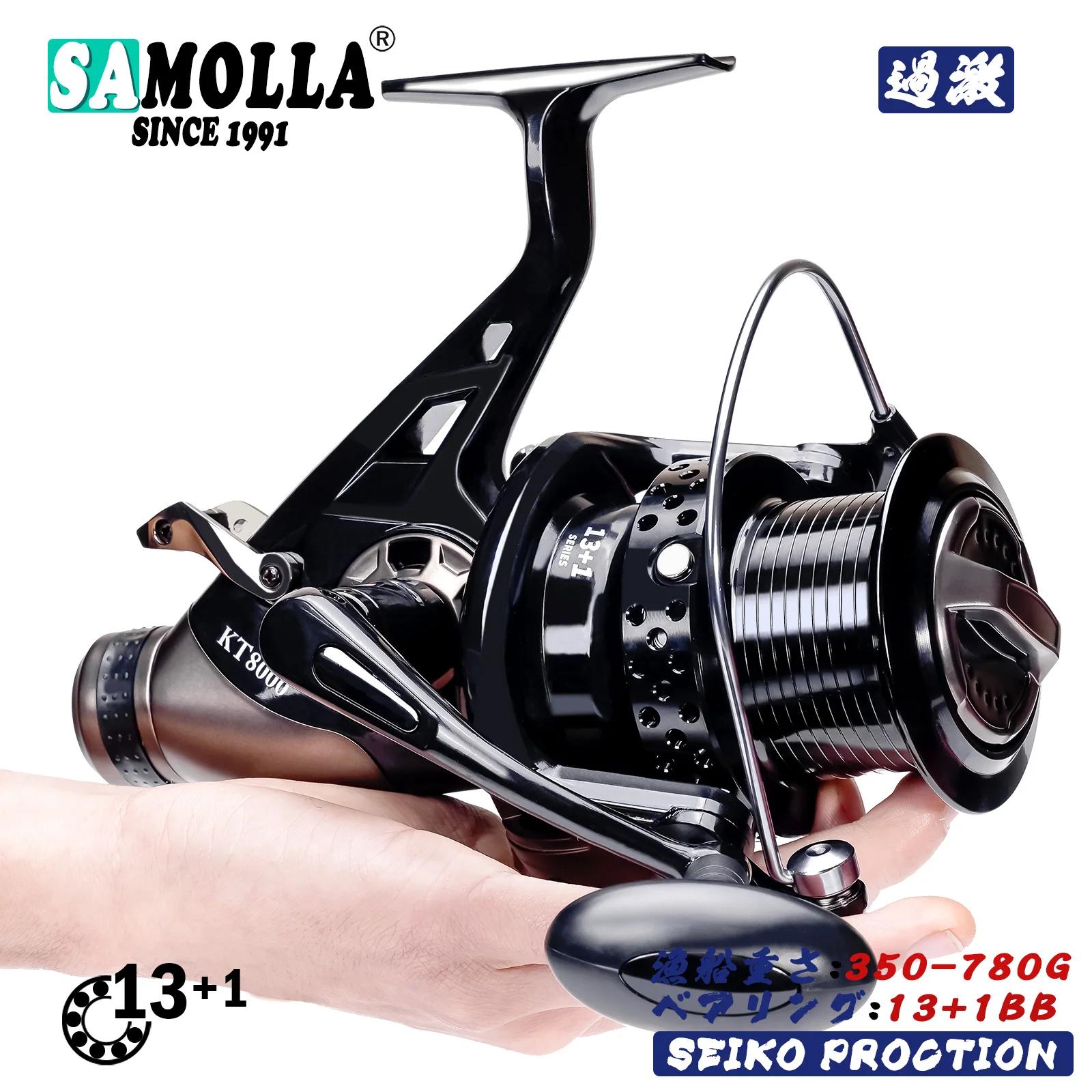Moulinet Spinning puissant à Double frein pour la pêche à la carpe, équipement De 13 à 23kg, nouveau