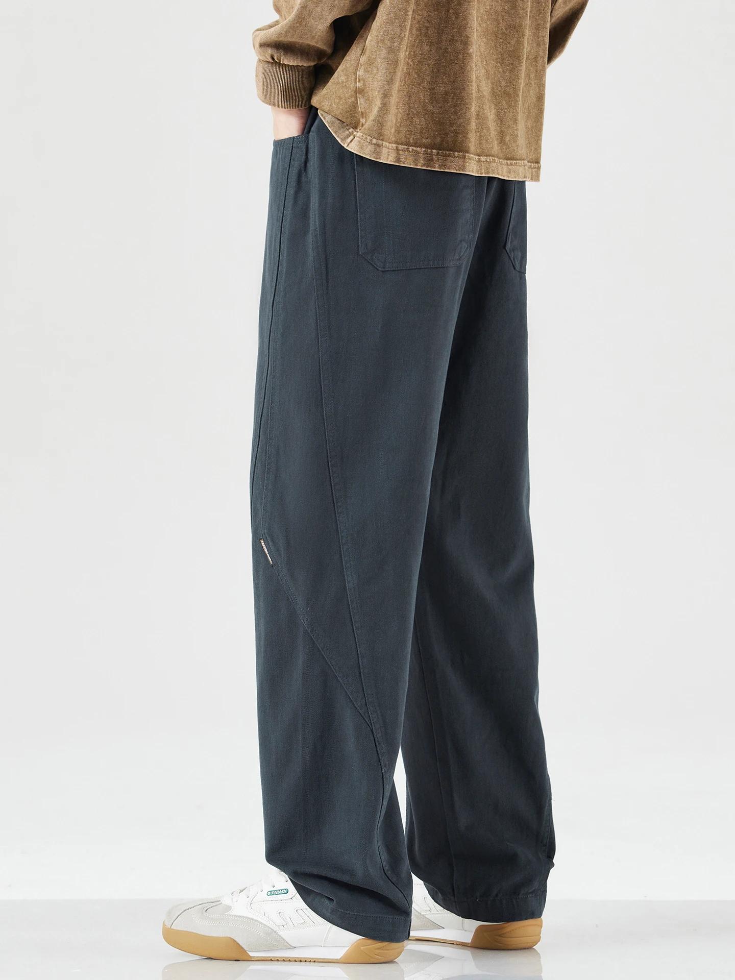 DUKEEN hommes poids lourd 100% coton vêtements de travail pantalon à jambes droites 2025 automne Sty