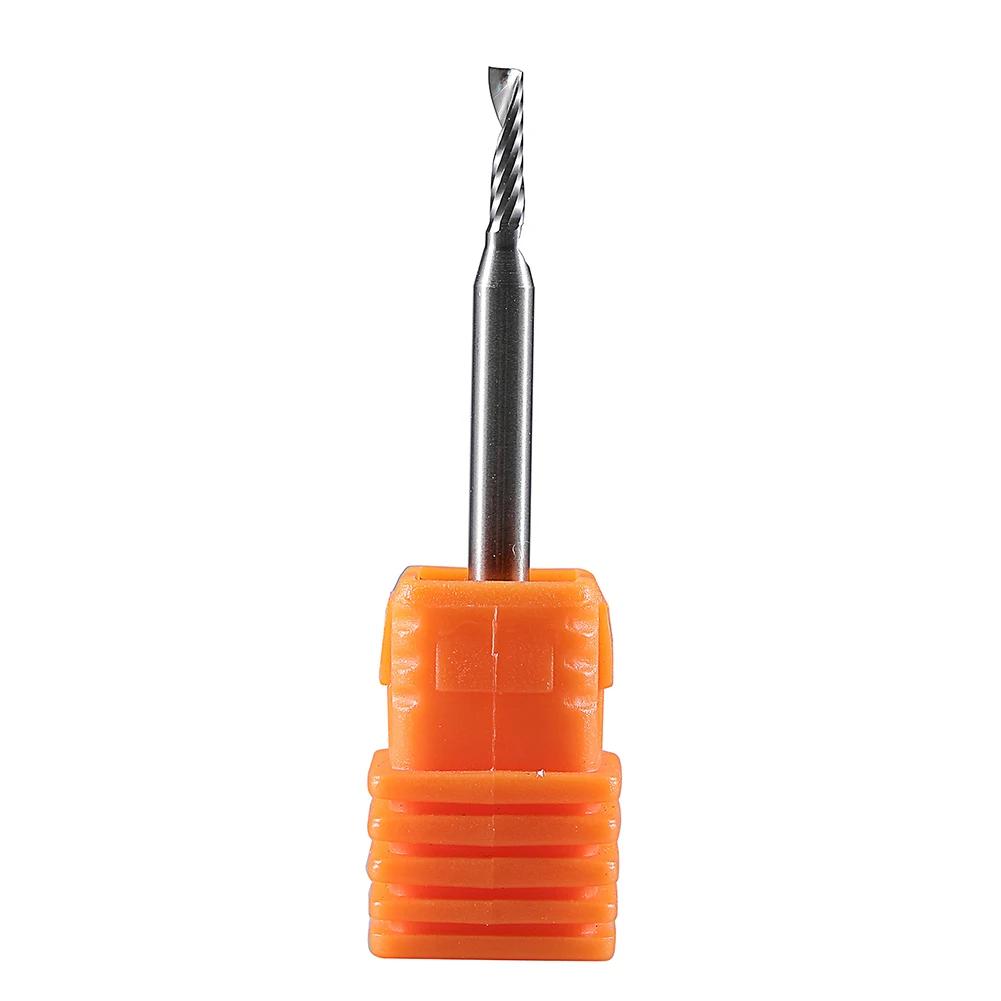 Dreanique 5 pcs/lots 1 cannelure spirale fraise CNC publicité gravure peu pour le travail du bois ac