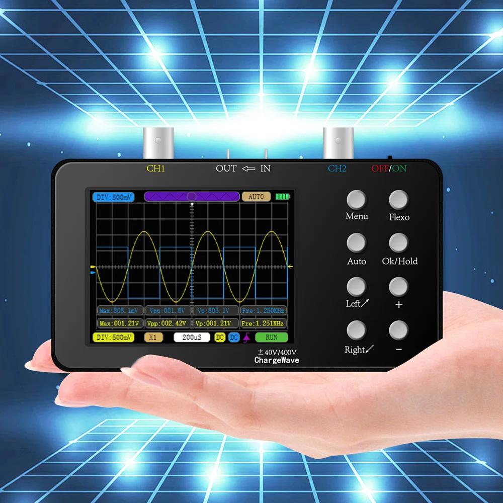 Oscilloscope automatique numérique double canal SCO2 PWM 50M 10Mhz taux d'échantillonnage 2,5KSa/S b