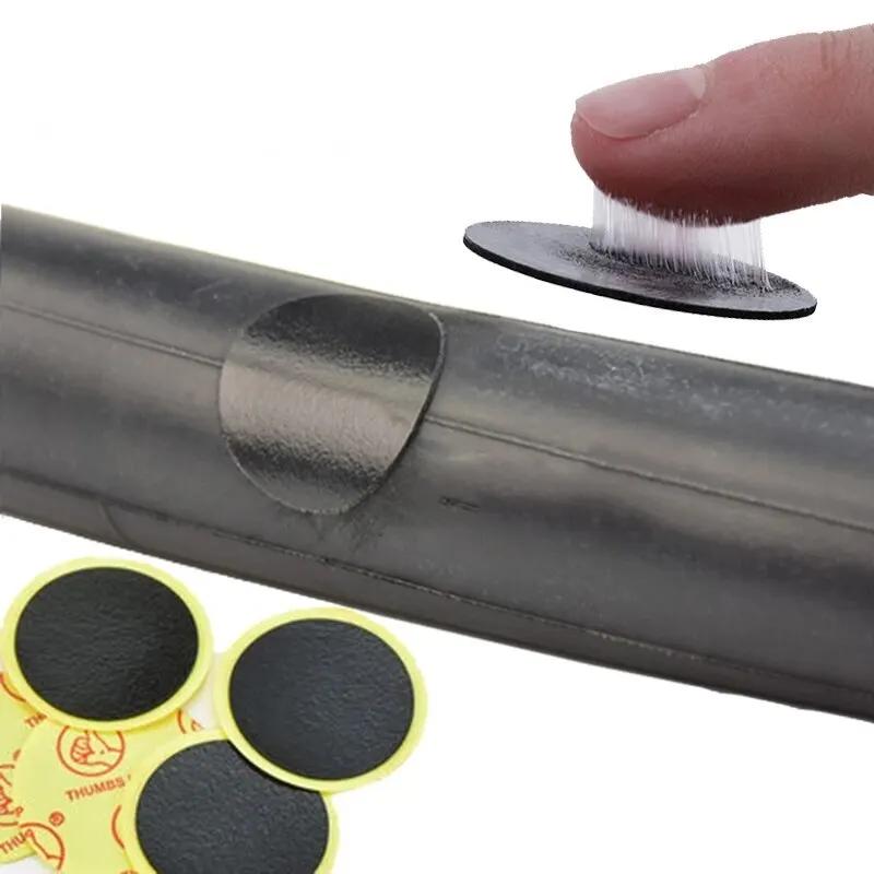 30/20/10PCS vélo sans colle pneu Patches outil réparation rapide pneu Protection Patch adhésif sécha