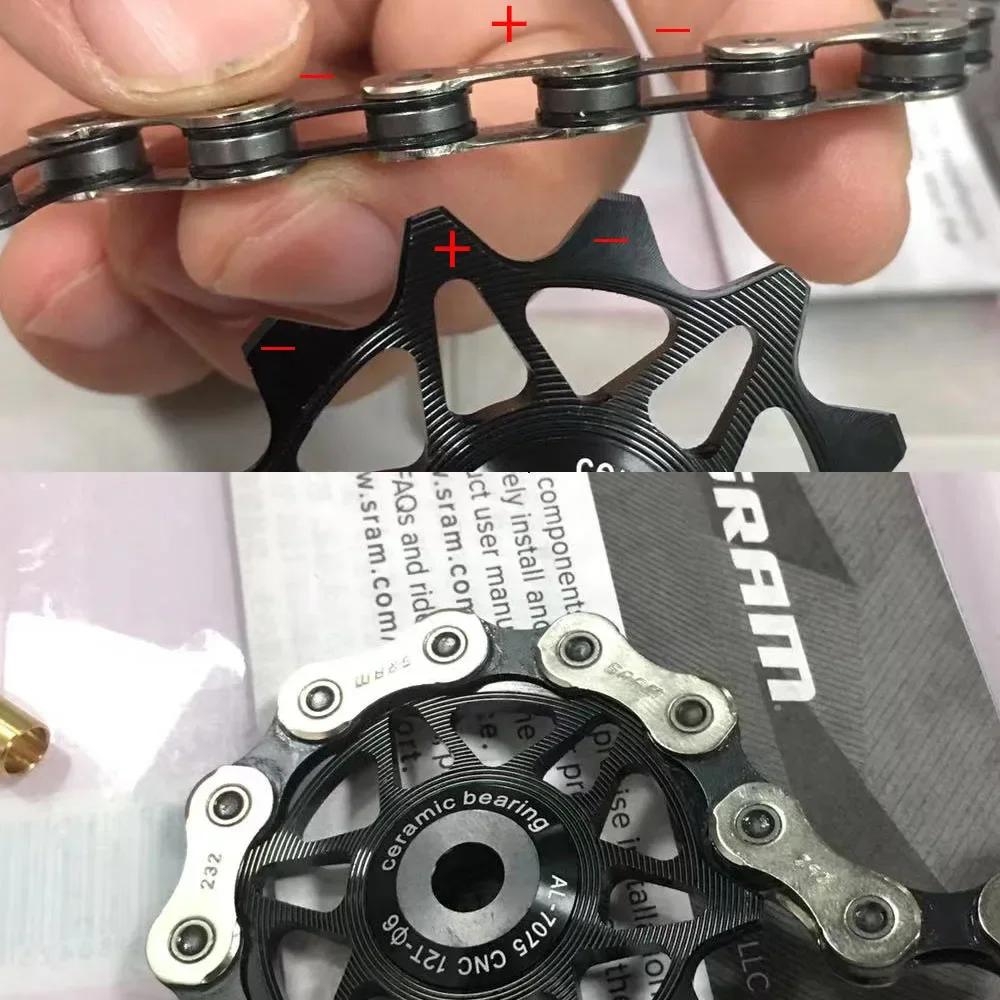 Dérailleur arrière de roue Jockey de vélo 12T 14T, poulie en céramique, rouleau de guidage de vélo d