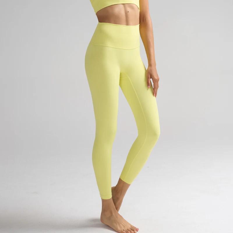 Taille haute sensation nue Leggings femmes Fitness course Yoga Leggings pantalon énergie gymnase ser
