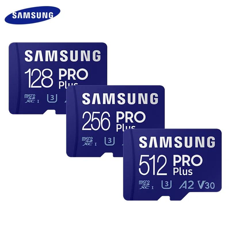 SAMSUNG carte Micro SD PRO Plus cartes mémoire d'origine 512GB 256GB 128GB pour Nintendo Switch Stea