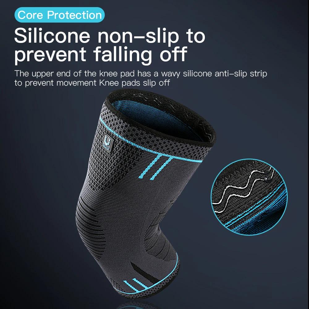 Manchon de soutien de genou à Compression, genouillères élastiques, attelle de ressorts, protection 