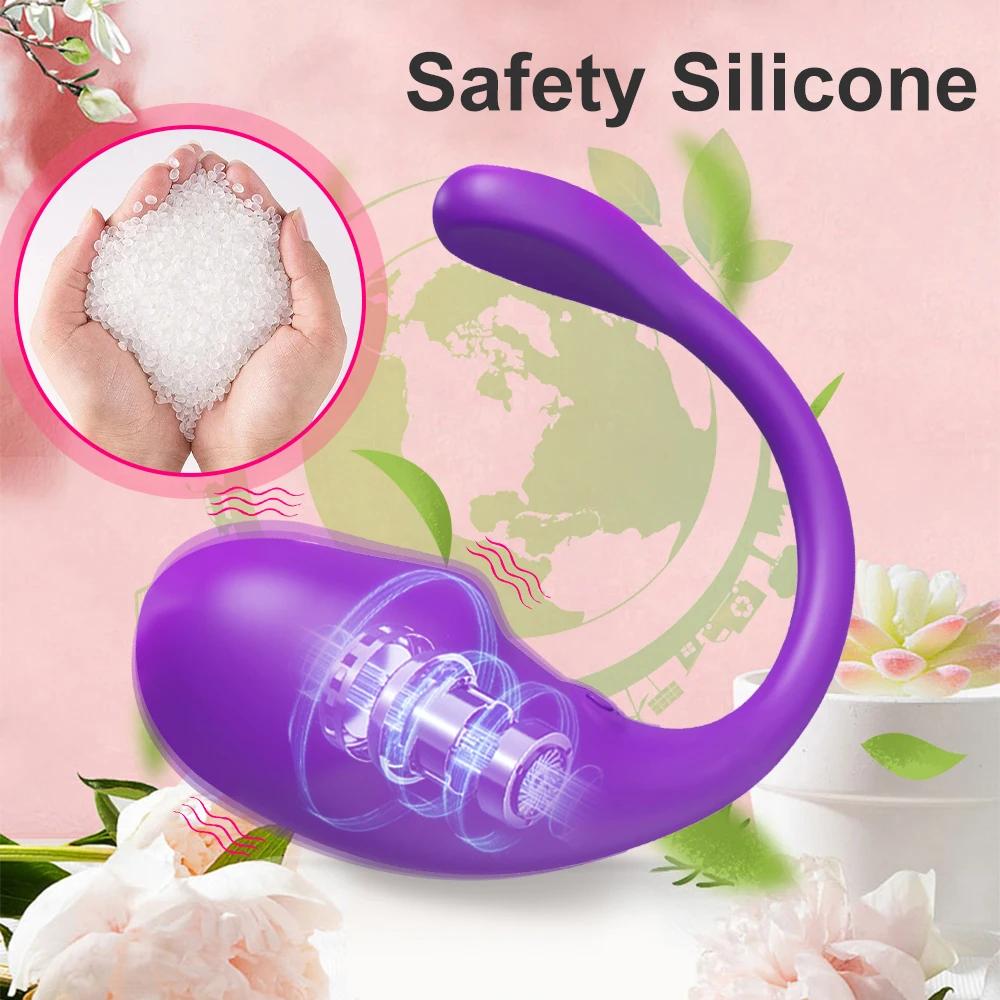 Vibromasseur point G sans fil Bluetooth pour femme, gode télécommandé, œuf vibrant, clitoris, culott