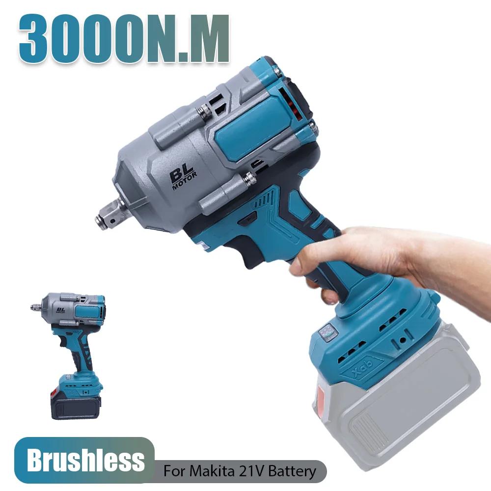 Makita – clé à chocs électrique sans fil, 3000N.m, 1/2 pouces, vitesse Variable, sans balais, outil 