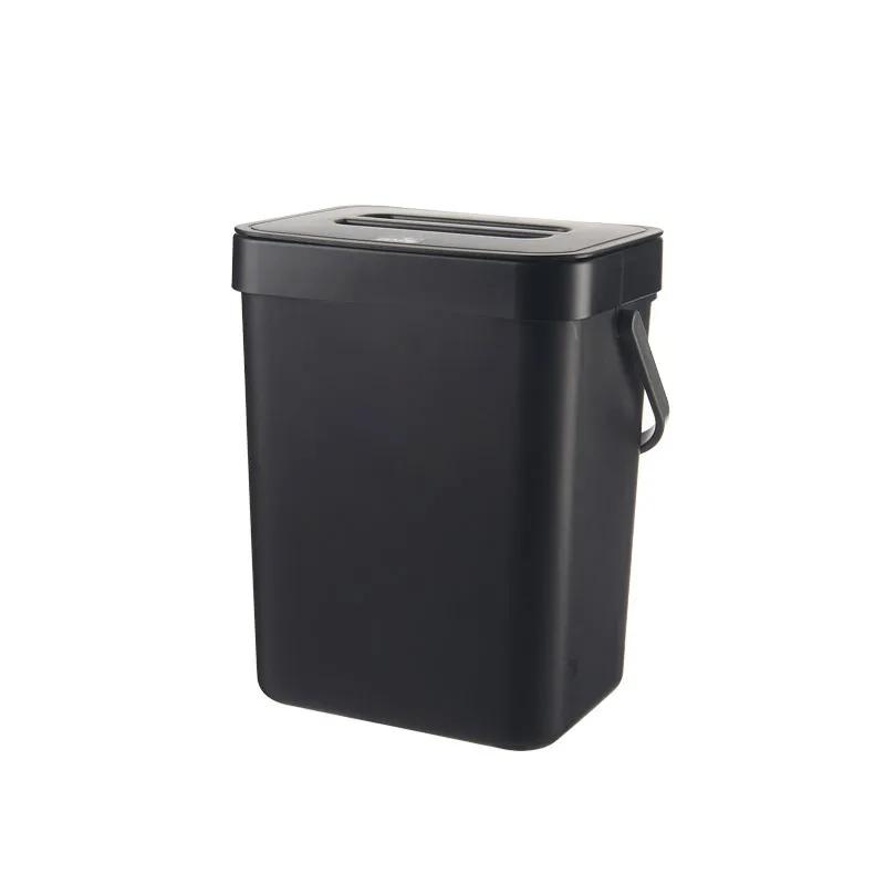 Poubelle peu encombrante à fermeture silencieuse – Poubelle scellée écologique de 3/5L pour la cuisi