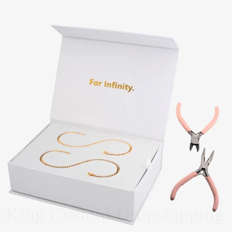 2025 Nouveau Bracelet éternel permanent Bijoux de couple Faites-le vous-même Kit de bracelets de mod